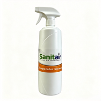 Rouleau d'étiquettes personnalisées imprimées pour nettoyant d'évaporateur Sanitair, autocollants en vinyle imperméables pour climatisation HVAC, parfumés et auto-adhésifs