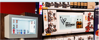 Affichage publicitaire LCD transparent tout-en-un 15,6 21,5 pouces 4K, boîte d'affichage intérieure, boîte holographique 3D pour magasin de détail, centre commercial