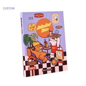 Cuaderno de Bolsillo McDonDon Serie Trabajo Parcial A7, Páginas de Alta Capacidad y Papel Grueso Offset, Mini Diario con Temática Divertida - Product Image 1