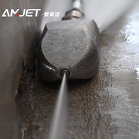 Buse de dragage de pipeline haute pression AMJET-buse de nettoyage d'égout de fossés