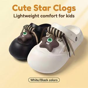 Chaussures à trous respirantes et imperméables en EVA pour enfants, motif dessin animé, pour jeunes, toutes saisons, usage extérieur/intérieur, antidérapantes et résistantes à l'usure - Product Image 1