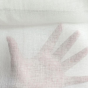 Tessuto in Microfibra 100% Poliestere Fantasia Intrecciata per Tende Trasparenti, Drappeggi, Tappezzeria, Tessili per la Casa e <span class=keywords><strong>Hotel</strong></span> - Product Image 1