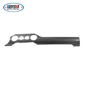 BFB 4 trous, autocollant décoratif pour tableau de bord de voiture en fibre de carbone sèche, noir brillant/mat, garniture de panneau pour l'intérieur de la <span class=keywords><strong>Mustang</strong></span> <span class=keywords><strong>2015</strong></span>-2019 - Product Image 2