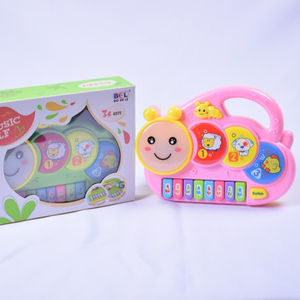 ของเล่นเปียโนฟาร์มสัตว์ดนตรีขนาดเล็กสำหรับเด็กเล็ก ของเล่นเสริมพัฒนาการสำหรับเด็ก เป็นของขวัญสำหรับเด็ก มี 2 สี ของเล่นดนตรีเสริมพัฒนาการ - Product Image 1