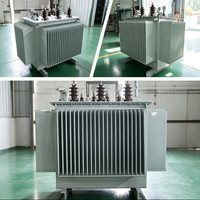 Transformateur de distribution triphasé immergé dans l'huile S11 800 kVA 1000 kVA 1250 kVA 1600 kVA 2000 kVA 2500 kVA, refroidissement ONAN/ONAF 4,0-5,0%