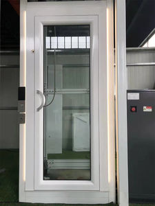 Zowee 700 мм 800 мм алюминиевая полуавтоматическая модель поворотной двери лифта S003 3-летняя гарантия для бюджетных подъемных систем виллы - Product Image 2