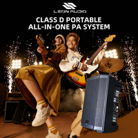Haut-parleur PA portable 10 pouces à batterie 150W avec transducteur en titane pour spectacles de rue, réunions d'entreprise et fêtes - Offre Spéciale