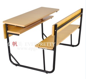 Nội Thất trường học Lớp Học 3-Seater Bằng Gỗ Bàn và Ghế Bàn - Product Image 3