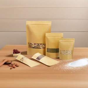 Bolsa <span class=keywords><strong>de</strong></span> Papel Kraft Personalizada, Clásica, <span class=keywords><strong>de</strong></span> <span class=keywords><strong>Aluminio</strong></span>, <span class=keywords><strong>para</strong></span> Envasado <span class=keywords><strong>de</strong></span> Alimentos, Doypack, <span class=keywords><strong>para</strong></span> Galletas, Plástico, <span class=keywords><strong>para</strong></span> Frutos Secos, Selladora al Vacío, Reutilizable, con Base - Product Image 2