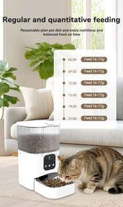 En Çok Satan 3L Otomatik Evcil Hayvan Besleyici Toptan Köpek Kedi Mama Dağıtıcısı Wifi Uygulamalı Akıllı Kamera Çevre Dostu Plastik Malzeme - Product Image 5
