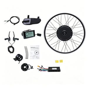 电动自行车后轮改装套件 48V 1000W 齿轮电机 52V 兼容 135mm 车架刹车类型 完整安装包 - Product Image 1