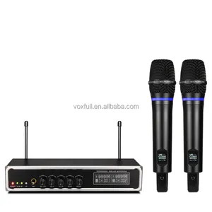 Fifine — système de microphone professionnel à 2 canaux, USB, sans fil dynamique, uhf, cardioïde, meilleure qualité, livraison gratuite