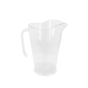 Hot Sales Promotional Custom Logo Food Grade Drink Ware Water Kettle 1.5L Clear Plastic Beer Pitcher Jug