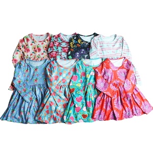 Nuevo Vestido de Primavera para Bebés, Ropa Infantil, Vestidos de Princesa con Flores para Niñas, Falda Estampada con Girasoles, Ropa para Niñas - Product Image 2