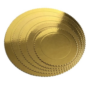 Corrugated Cake Boards Cardboard custom cake tools 12 14 inch mdf cake bases white paper box greaseproof paper gold cakeboard