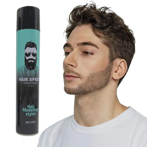 Espray para el cabello con fragancia para hombres, spray para el cabello de larga duración, y sin residuos no graso, 420ml para uso diario en cabello seco - Product Image 1