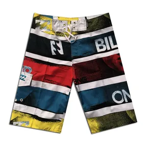 Wholesale fashion quick dry breathable fabric printing briefs men's swimming trunks for summer