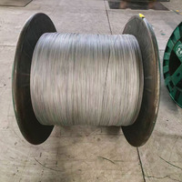 Alambre de Acero Revestido de Aluminio Estándar ASTM B502 de 3.5 mm, Alambre ACS para Cable de Alimentación