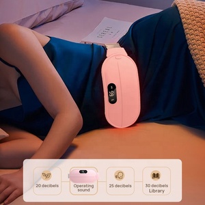Bán chạy nhất kinh nguyệt sưởi ấm pad cung điện ấm vành đai bụng Massager nén nóng rung 45-65 cài đặt nhiệt độ cho - Product Image 5
