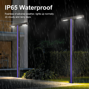 Bosun tùy chỉnh màu sắc IP65 năng lượng mặt trời AC sân ánh sáng bền có thể tháo rời ánh sáng sân vườn với nguồn LED tiết kiệm năng lượng - Product Image 6