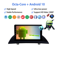 9 pouces Android 10 autoradio Octa Core 4GB 64GB WIFI 4G CARPLAY pour BMW X3 E83 2004 2005 2006 2007 2008-2012