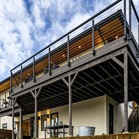 Systèmes de balustrade en câble de terrasse HIMOWAY METAL 4mm 6mm avec tendeur en acier inoxydable pour garde-corps et postes