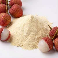 Bloemige zoete knapperige gevriesdroogde vruchten voor gastronomische snacks en een exotische smaakbeleving. Gefreeze-droogde lychee.