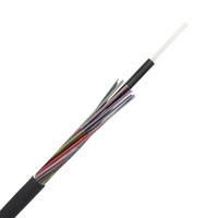 Câble à fibre optique monomode G652D 144 fibres pour micro-conduit extérieur, renforcé en PRF, gaine extérieure en PEHD, fabriqué en usine pour FTTH