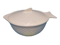 En gros, récipients de stockage alimentaire blancs pour cuisine, organisateurs de cuisine, ensemble de cuisine pour réceptions, pot à soupe en céramique ronde en porcelaine