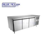 Congélateur commercial à compteur à température unique en acier inoxydable Restaurant équipement de cuisine ventilateur système de refroidissement compresseur d'air