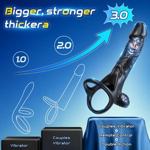 Control Remoto, <span class=keywords><strong>Doble</strong></span> Penetración, Estimulador de Punto G y Clítoris, Vibrador, Dildo <span class=keywords><strong>Anal</strong></span> <span class=keywords><strong>con</strong></span> Correa para Hombres, Parejas y Mujeres - Product Image 4
