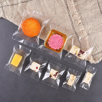 Sachet en plastique transparent à fermeture centrale, petit emballage pour sucre, bonbons, gâteaux, glaces et bâtonnets glacés