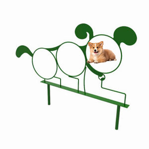 Equipo redondo de reproducción personalizado de fábrica, equipo de parque para perros, rampa para caminar para perros, arco, barril Wow, obstáculos de agilidad de salto ajustables - Product Image 1