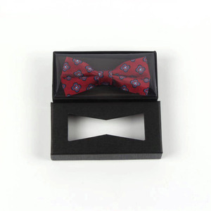 金杰批发便宜定制logo黑色领结包装盒 - Product Image 1