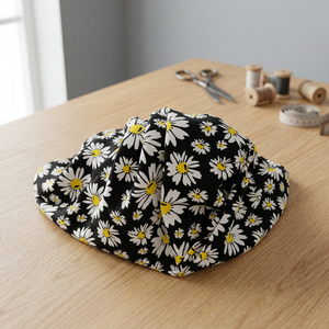 Tela de Algodón Ligero Estampado Calico, Tejido de Hilo Peinado, 43/44 Pulgadas, Amarillo Claro, 150 GSM, 110 cm de Ancho, Lote en Stock - Product Image 3
