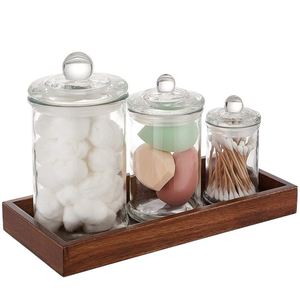 Multi Sizes Transparent Glass Food Storage Jar Airtight Sealed Glass Canister for <b>Kitchen</b> <b>Pantry</b> Organization - Product Image 4