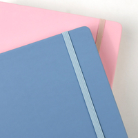 Carnet de notes/agenda professionnel de luxe en cuir PU rigide A5 personnalisé 2026 avec pochette et service d'impression