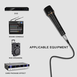 Micrófono dinámico de mano con cable para Karaoke, reducción de ruido profesional, OEM C8 - Product Image 3