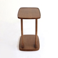 Mesa de Centro de Madera Maciza para Sala de Estar, Personalizable, Duradera, Moderna, Minimalista, Ideal para Picnic y Camping
