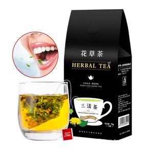 Etiqueta privada Combinación de flores Aliviar el mal aliento Hierbas Menta Aliento fresco Té de desintoxicación - Product Image 2