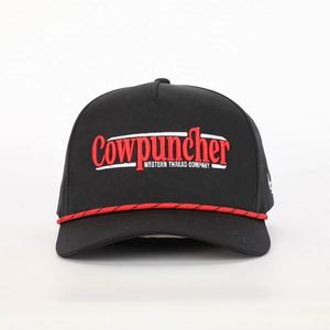 Casquette de baseball unisexe OEM en polyester de haute qualité, 5 panneaux, imperméable, réglable, avec logo brodé personnalisé, cordon et découpe laser, vente en gros - Product Image 2