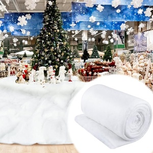 Couverture de <span class=keywords><strong>neige</strong></span> artificielle pour la décoration de Noël, tapis de <span class=keywords><strong>neige</strong></span> blanc doux pour l'affichage de la maison et du magasin - Product Image 3