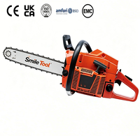 Tronçonneuse professionnelle SMILETOOL, machine à couper les arbres, haute performance, à essence, avec lame de 18'' ou 20'' pour la coupe du bois