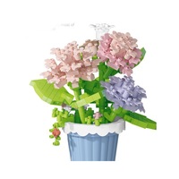 NOUVEAU Coffret de Blocs de Construction en Plastique Nano pour Fleurs (Garden Carnation Sunflower) – Petites Particules, Jouets DIY pour Enfants