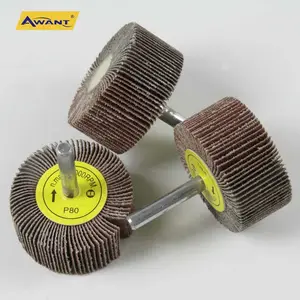 Sanding Flap Wheel 2 Inch 80 Grit Nhôm Đĩa Mài Mòn Đĩa Mài Với Trục Đĩa Gắn Đánh Bóng Cho Kim Loại Thép Không Gỉ