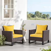 Coussin de jardin extérieur en mousse à mémoire de forme imperméable en forme de U