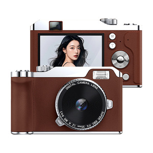 Xách tay mini entry level sinh viên máy ảnh kỹ thuật số HD pixel kép Selfie CCD retro phong cách CMOS hỗ trợ microSD 10x-20x nhựa - Product Image 5