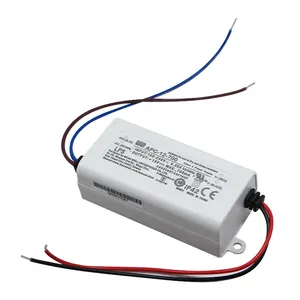 Meanwell APC-12 350mA 700mA 12W Constant Current LED Driver For Strip