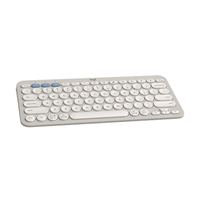 Logitech Pebble Keys 2 K380s Keyboard Nirkabel Bluetooth Multi-Perangkat Tipis Portabel Keyboard Tablet Dengan Tombol Multimedia