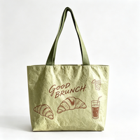 Sac fourre-tout en Tyvek imperméable et recyclable avec logo personnalisé pour cadeaux d'entreprise - Sac de plage pour usage quotidien